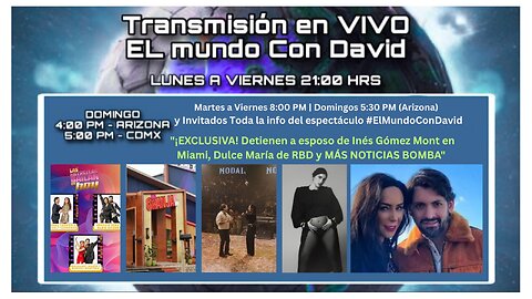 "¡EXCLUSIVA! Detienen a esposo de Inés Gómez Mont en Miami, Dulce María de RBD y MÁS NOTICIAS BOMBA"