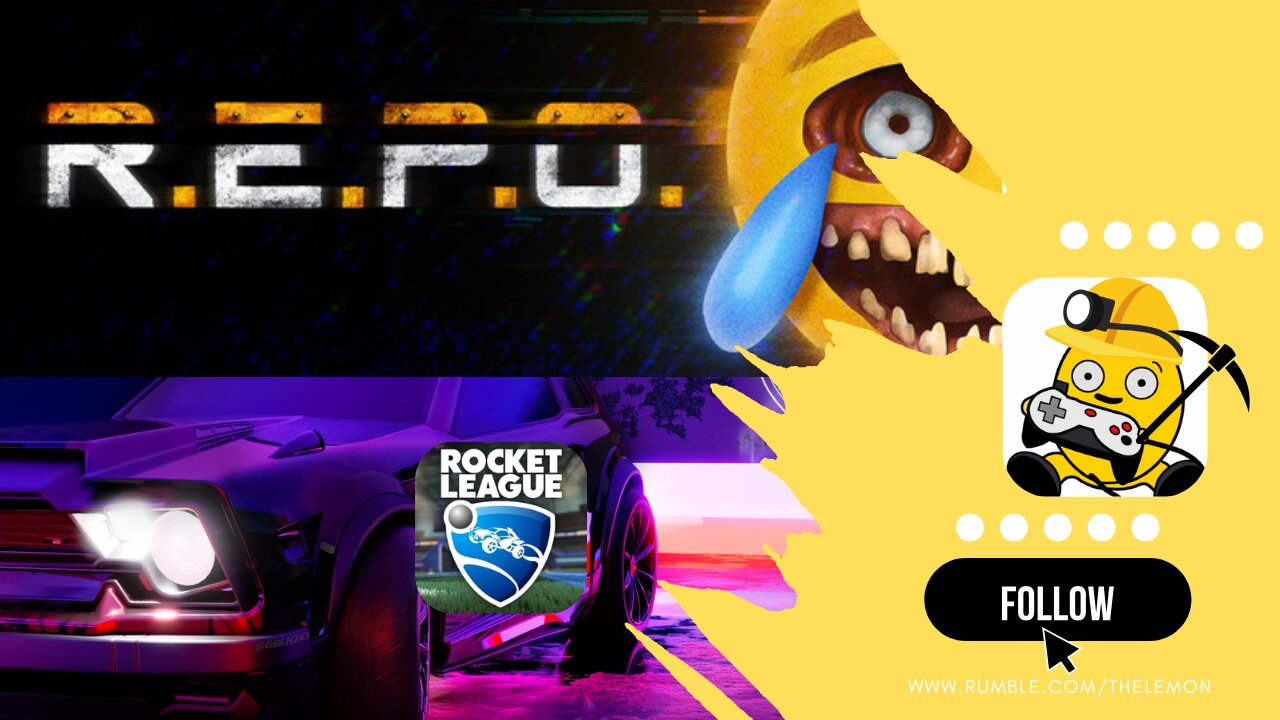 🟢LIVE - ROCKET LEAGUE AND R.E.P.O.!