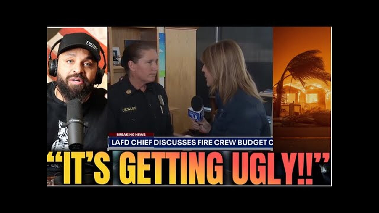 DEI Fire Chief Blames Mayor for Fire DISASTER in LIVE Interview!