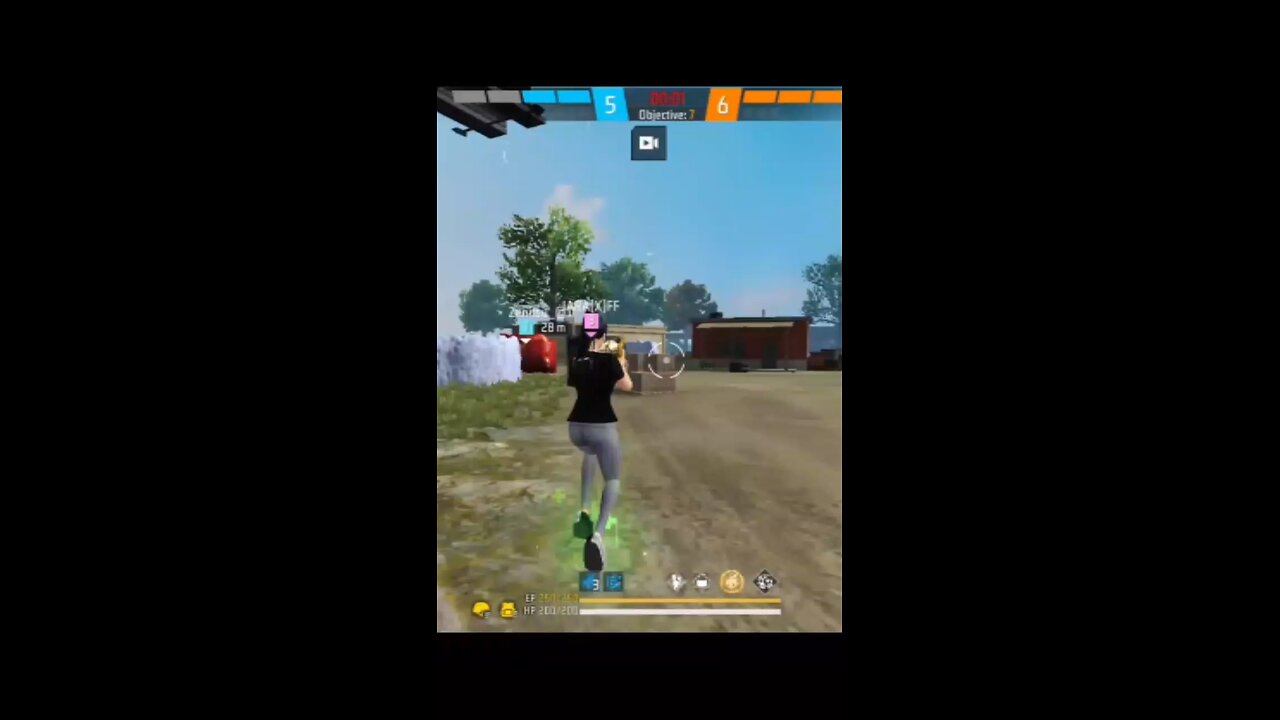 1 vs 4 Clutch Only Headshot FreeFire Gameplay