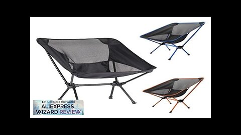 Outdoor Folding Beach Chair Camping Light Moon Chair Aviation Aluminium Pipe Lazy Review