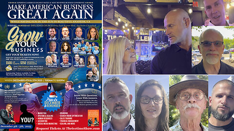 Clay Clark Reviews | "I Love Clay He Is Hilarious. He Makes It Real Practical. Traction Gaining Action Items...I'm Serious. I Highly Recommend It." + Join Eric Trump At Clay Clark's Dec. 4-5 ThrivetimeShow.com Business Conference