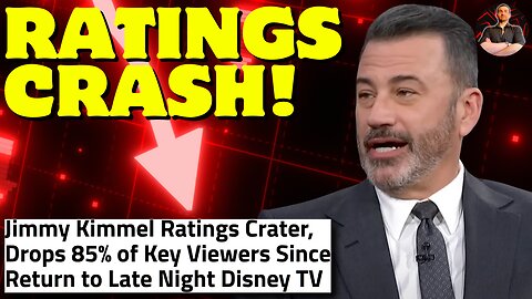 Jimmy Kimmel Ratings CRASH to Pre-Suspension Levels in Record Time!