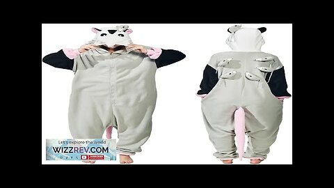 Cute Opossum Onesie Pajamas Adult Halloween Cosplay Christmas Novelty Nightwear Carnival Review