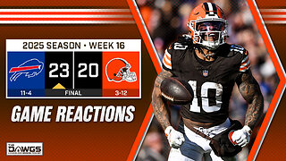 Bills x Browns: Game Reactions - Browns Take Bills to the Brink...But Lose Judkins