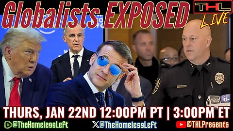 Trump's Davos DISASTER, Minneapolis Police Turn on ICE, Gates Confronted in Davos on COVID Fail! Putin 1B to Gaza ‘Board of Peace’ to End Ukraine War | THL Ep 161 FULL