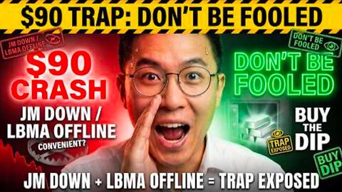 Jon AG - Critical $90 TRAP: JM Bullion Down & LBMA Offline? Update 1-30-2026