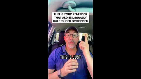 ALDI IS HALF PRICED GROCERIES