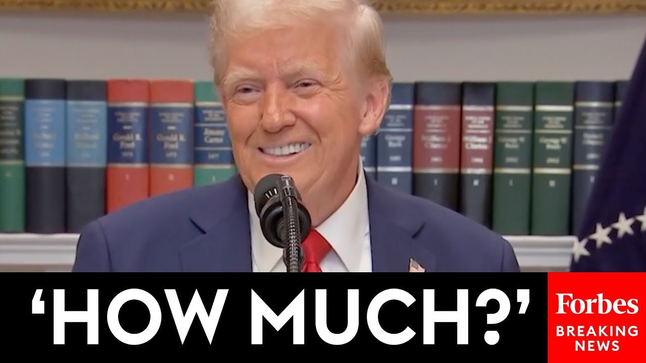 Trump Outright Asks Reporter How Much _TRUMP Meme Coin Has Made_Then He Finds Out(720P_HD)