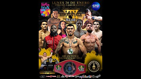 Boxeo De Gala XIX - Jan 20 2025 - Irapuato, Guanajuato, Mexico