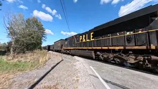 Incredible! The CSX 1875 P&LE Heritage Unit