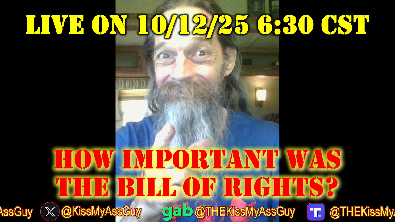 NO BILL OF RIGHTS - NO CONSTITUTION - THEY ARE ONE AND THE SAME