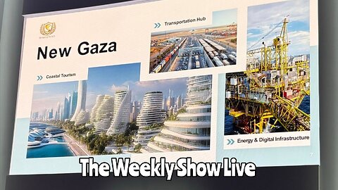 Jared Kushner, son-in-law of Donald Trump, unveils plan to rebuild Gaza The Weekly Show Live 205