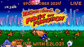 🎃 Get Spooked with Toejam & Earl: Panic on Funkotron! for Spooktober Day 22 | Live With EZLO21 👻