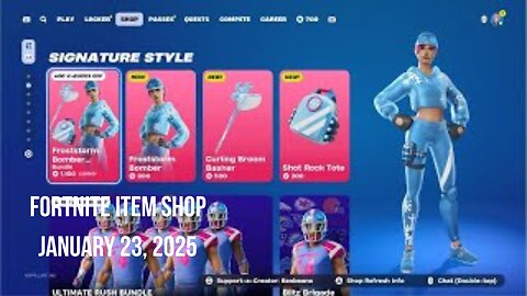 Fortnite Item Shop|January 23, 2025(*New* Froststorm Bundle, Jam Tracks, & More)