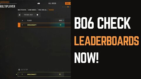 BO6 How to Check Leaderboards: Quick Guide!