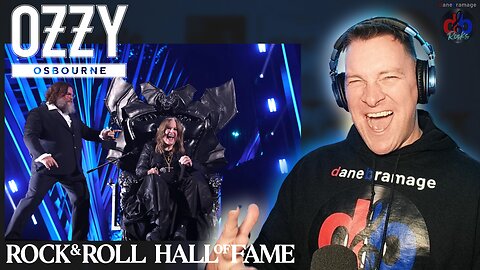 DaneBramage ROCKS Reaction to Ozzy Osbourne - 2024 Hall of Fame Induction [LIVE EDIT]