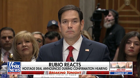 Marco Rubio Pressed At Senate Confirmation Hearing As Trump Cabinet Takes Shape