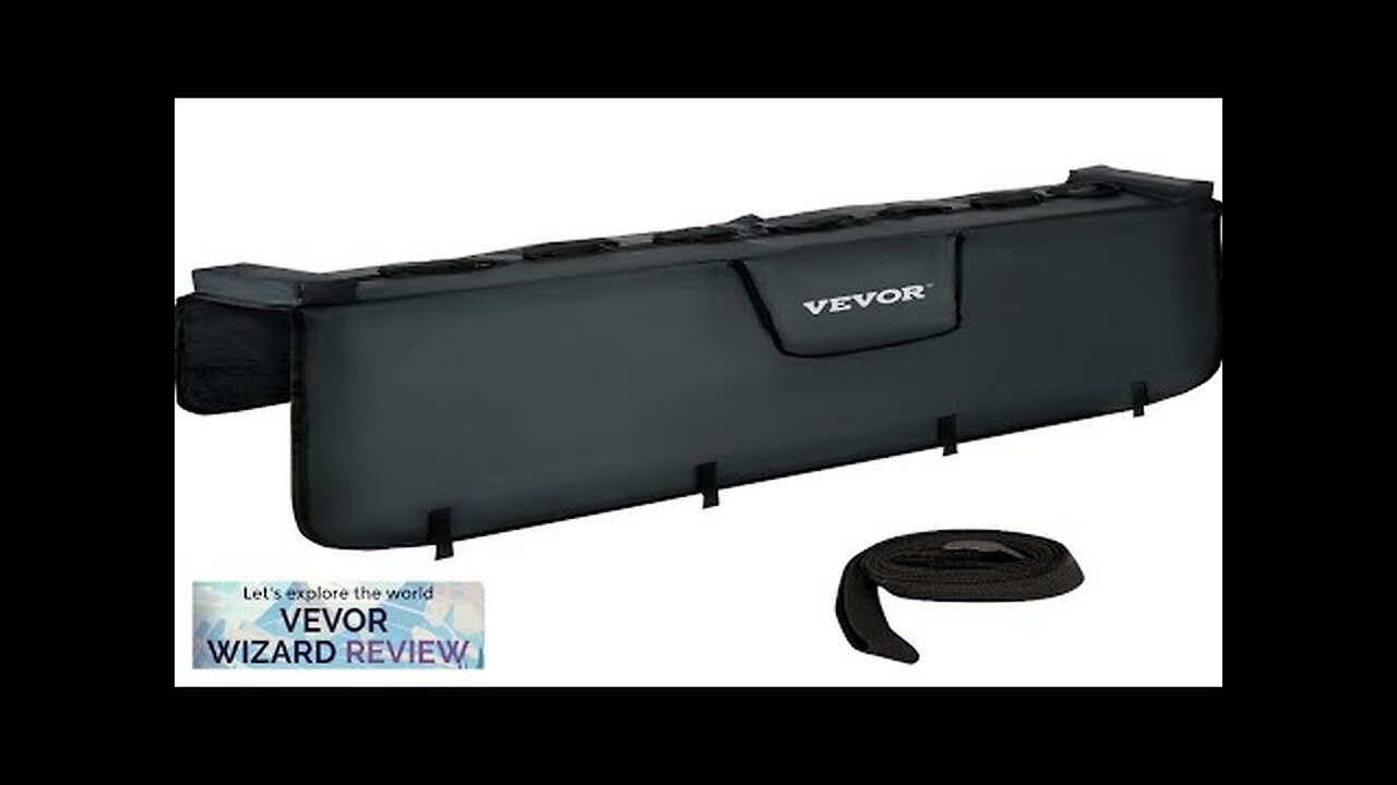 VEVOR Tailgate Pad for Bikes Tailgate Protection Cover Carries UP to 7 Review