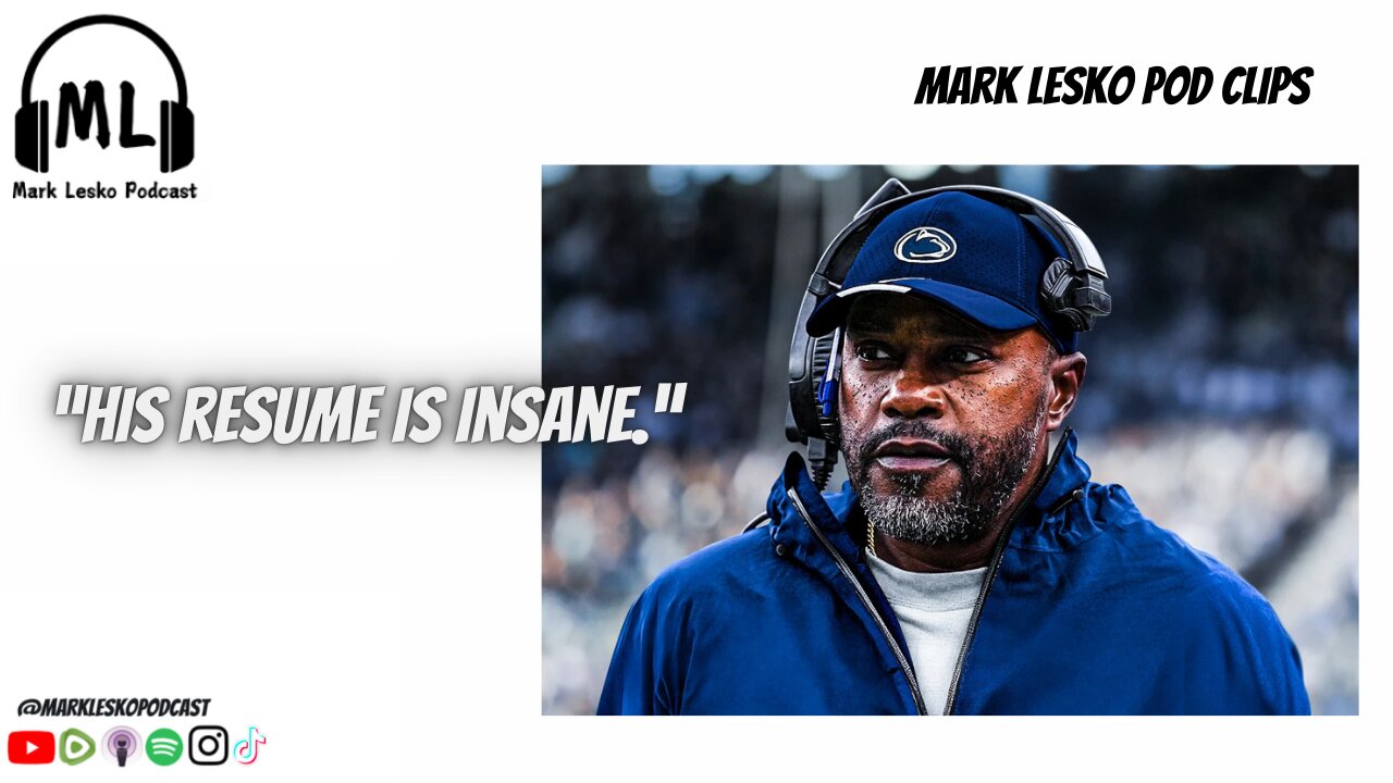 Stan Drayton hired at Penn State as new RB coach || Mark Lesko Pod clips #pennstatefootball