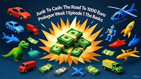 Junk To Cash The Road To 1000 Euro Prologue Week 1 Episode 1 The Basics