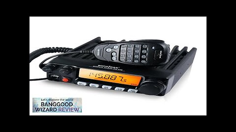 High Power Mobile FM Radio 80W 200 Channels LCD Weather Warning 136-174MHz Review