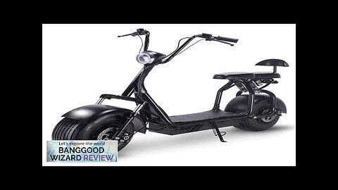 USA Direct Mototec KnockoutK1 Electric Scooter 60V 12AH Battery 1000W Motor 25-35KM Review