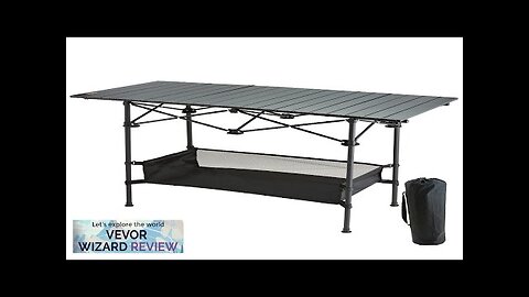 VEVOR Folding Camping Table Outdoor Portable Side Tables Lightweight Fold Up Table Review