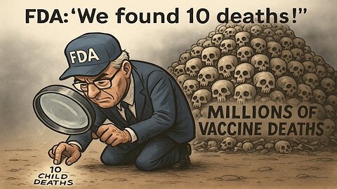 FDA Admits "Vaxx" Kills Kids..