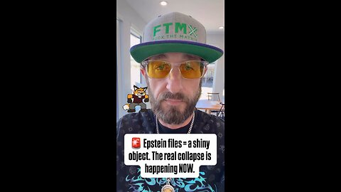 Epstein Files = a shiny object. The real collapse is happening NOW❗