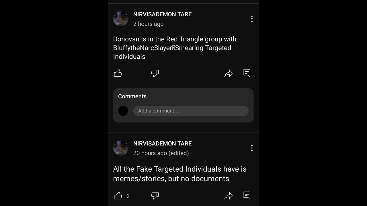 Real gangstalking smear campaign.