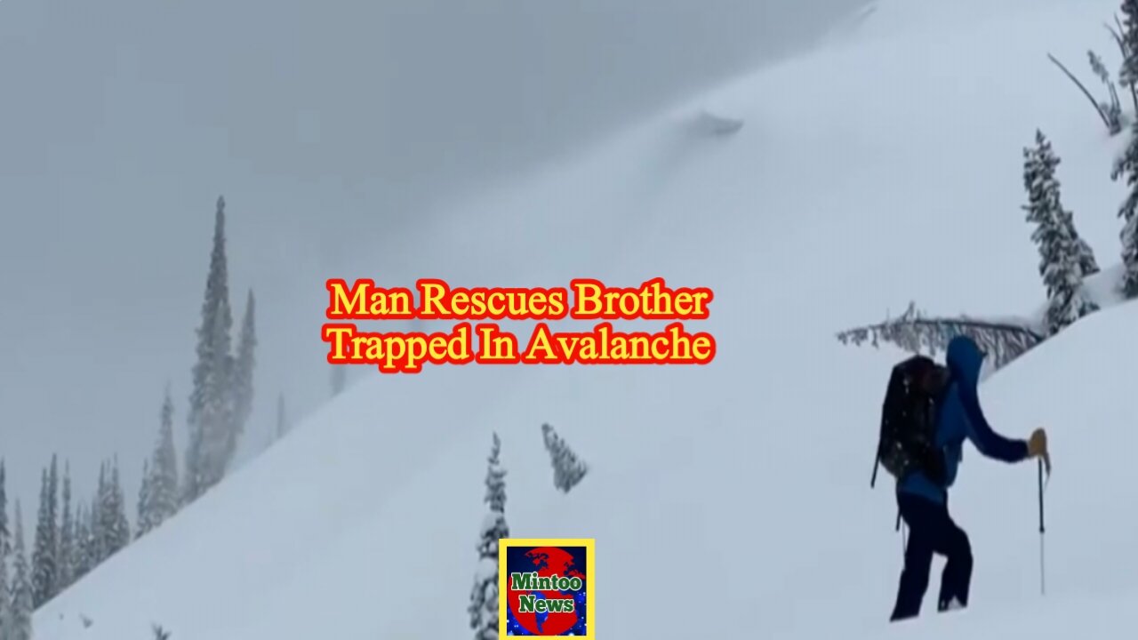 Man rescues his brother trapped in an avalanche in Utah