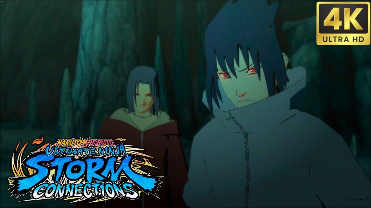 Sasuke and Itachi vs Sage Kabuto Full Boss Fight - Naruto Storm Connections NO HUD [4K60FPS]