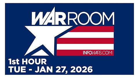WAR ROOM [1 of 3] Tuesday 1/27/26 • ENRIQUE TARRIO HAS NEW WARRANT FOR HIS ARREST, News & Analysis