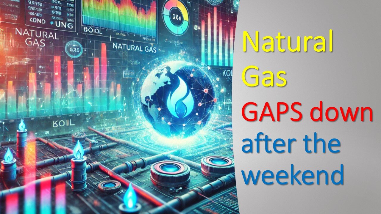 Natural Gas GAPS down after the weekend