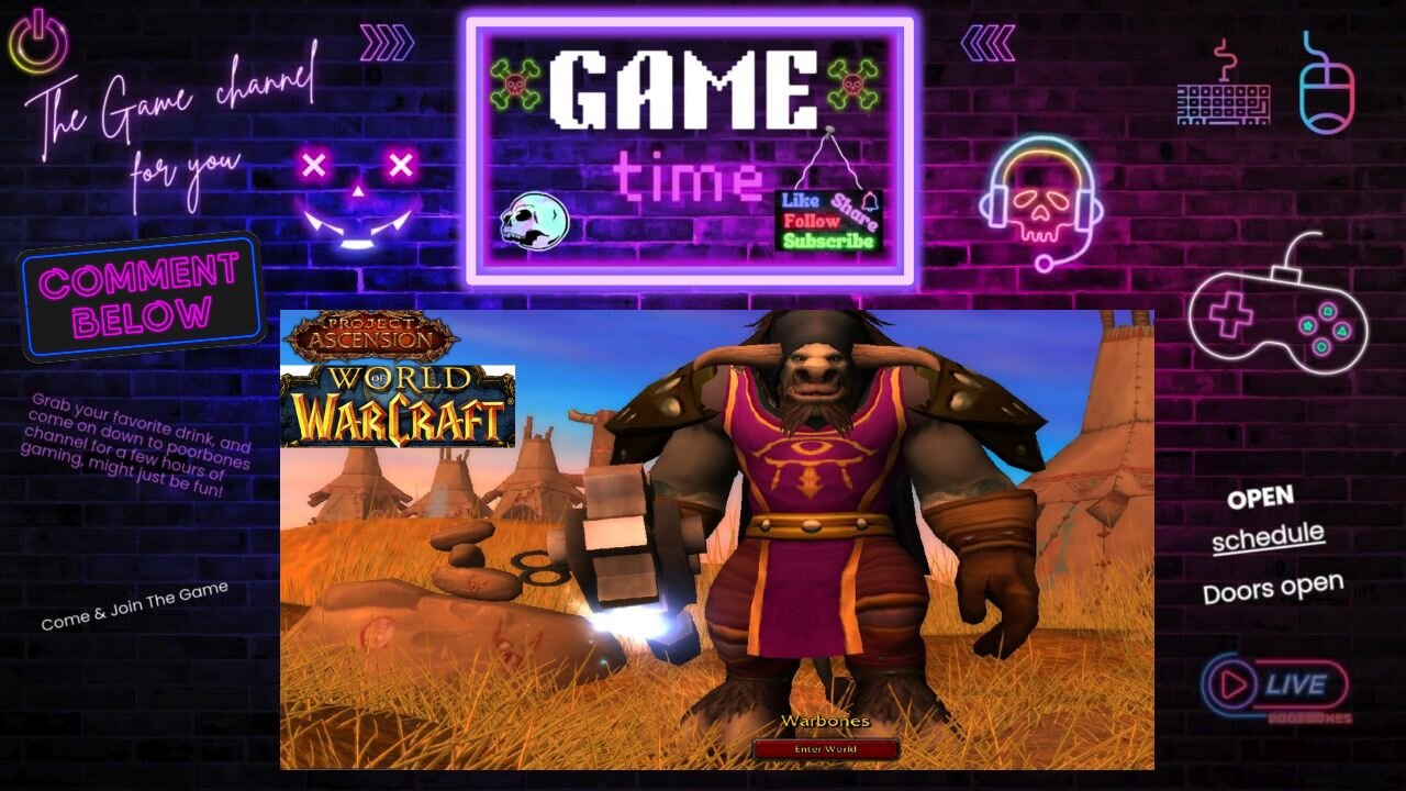 🧙♂️wow🧟 Ascension 🧙♂️just chilling slow mode #6