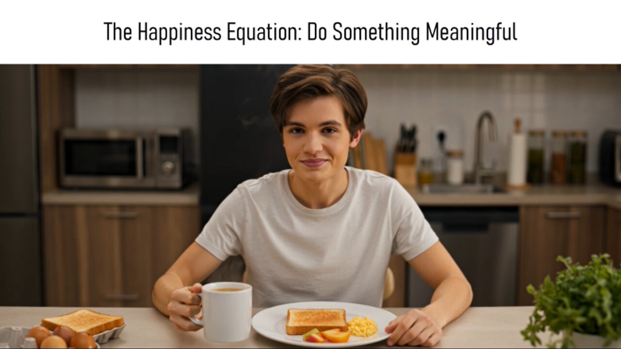 Do Something Meaningful: Why Happiness Isn't What You Think