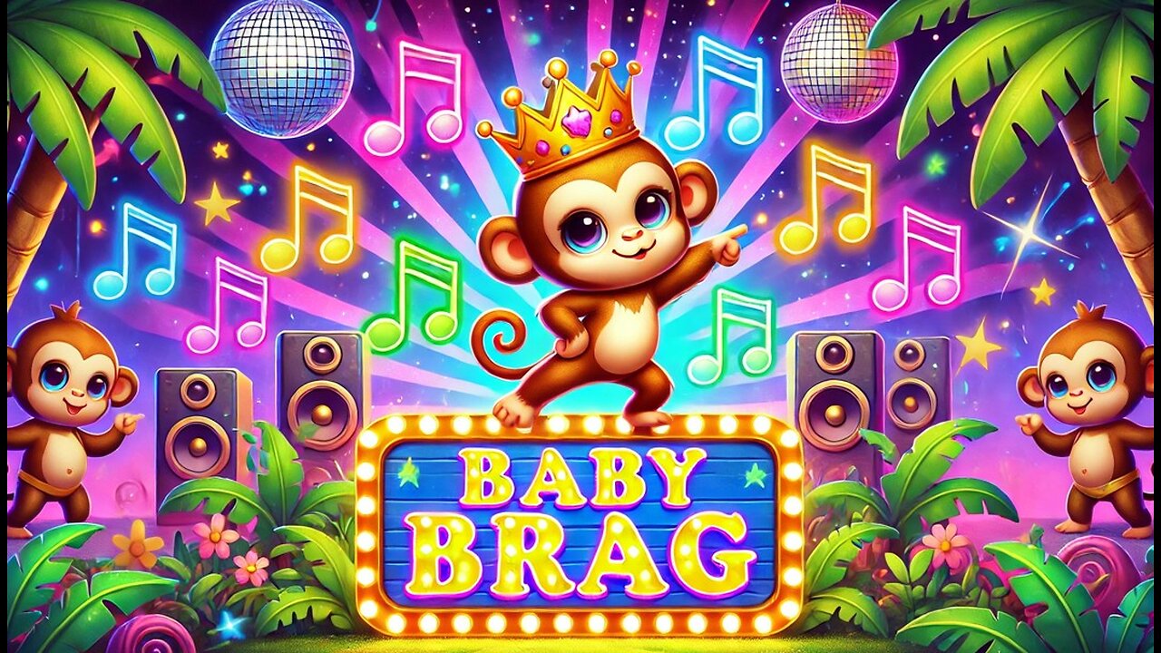 🎶 Baby Brag - The Ultimate Dance Party Song for Kids! 🎉🐵