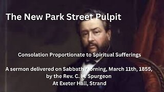 Consolation Proportionate to Spiritual Sufferings