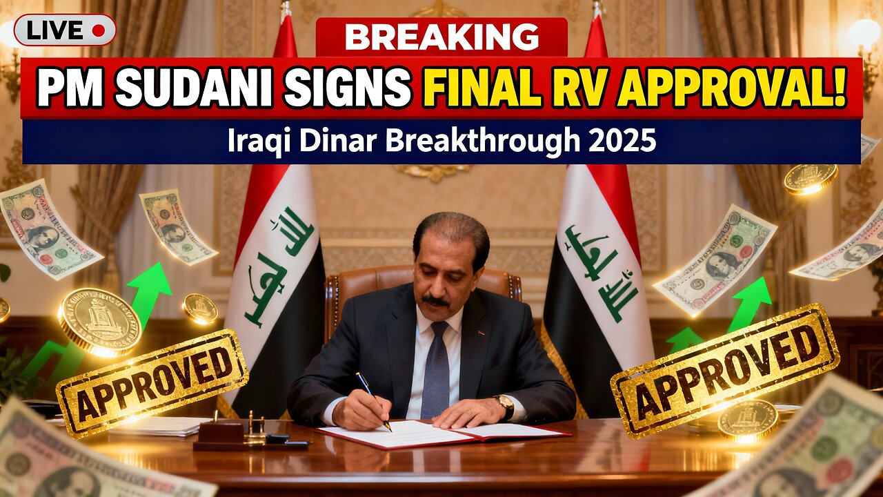 It’s Official! PM Sudani Signs FINAL RV Approval 💥 Iraqi Dinar Breakthrough 2025 💥 IQD News