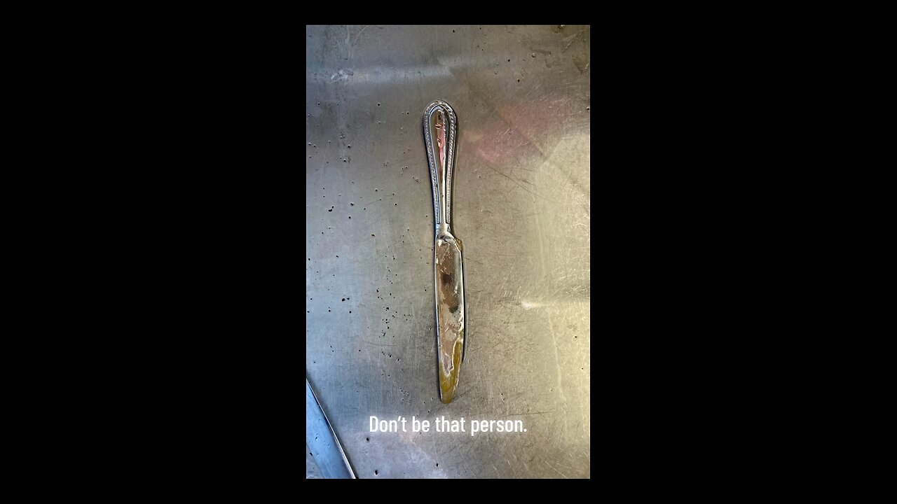 Don’t Leave Peanut Butter On The Knife