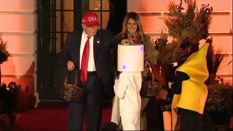 LOL. Trump Puts A Candy Bar On A Kid's Head, Just Like 2019