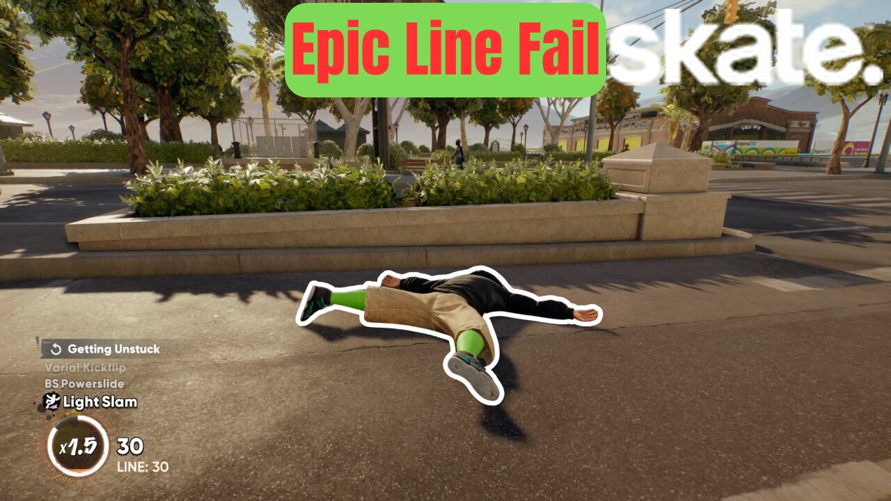 EA Skate. | Epic Line Fail | San Vansterdam | 4K