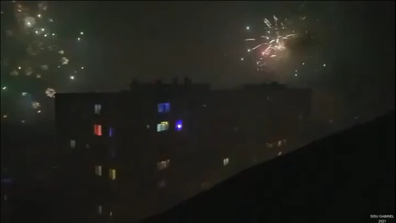 One of the most beautiful fireworks show in Romania. Happy New Year 2022