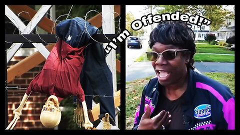 Man Stands Up To People "Offended" By His Halloween Display