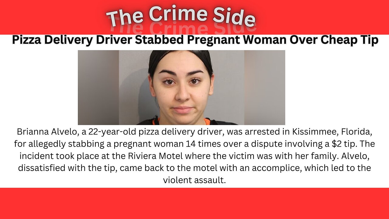 Florida woman Pizza deliver stabs Lady over $2 Tip