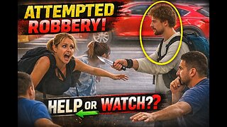 Attempted Robbery Caught On Camera: Some freeze, Others Step In