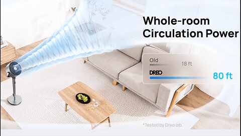 CONBOLA Desk Fan, Bladeless Fan 11.8 inch Small Personal Cooling Fan