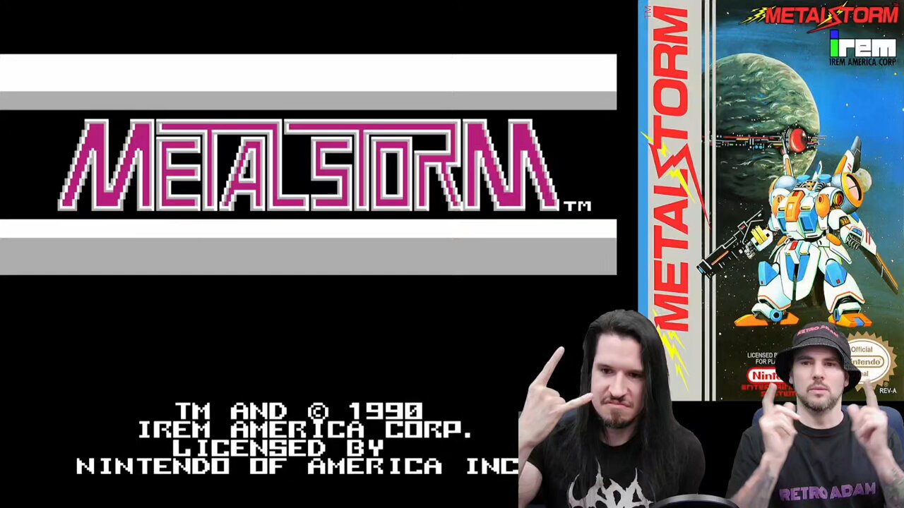 Metal Storm NES gameplay