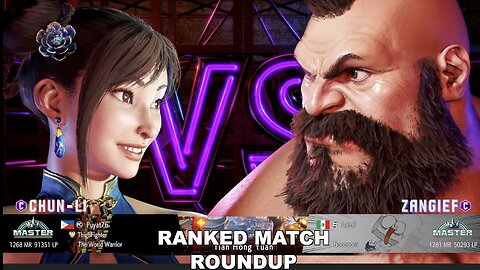 Kuya Kalbo SF6 Ranked Roundup. Chun Li Master Rank [Hori Fight Stick]